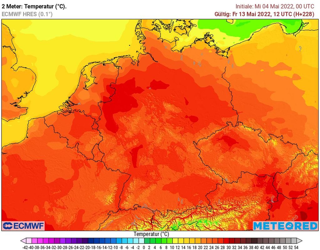 Hitze Wetterkarte Hitze Wetterkarte