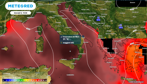 30 gradi nel Mediterraneo: l'autunno pu&ograve; prendere solo due direzioni, e una di queste colpir&agrave; duramente l'Italia
