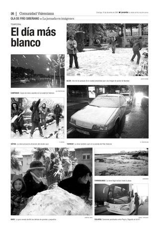 La mayor ola de frío del siglo XXI en España