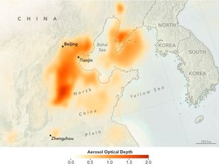El smog pone a decenas de ciudades chinas en alerta roja