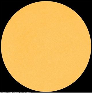 El Sol está en "blanco"