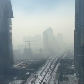 Smog apocalíptico en Beijing
