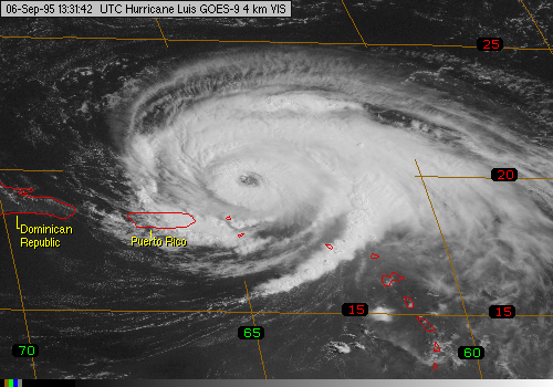 Ondas sonoras de los huracanes