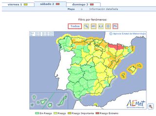 Temporal duro de viento, rachas huracanadas, nevadas intensas, marítimo ...