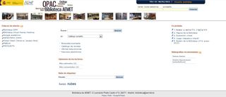 Catálogo de la Biblioteca de AEMET