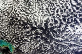 El tapiz blanco en parte de Europa