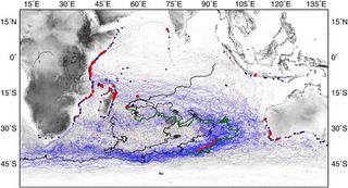 Análisis de los restos del vuelo MH370 en el Índico