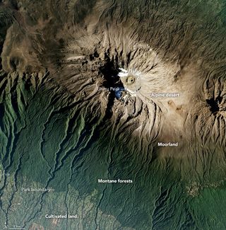 Las zonas de Kilimanjaro