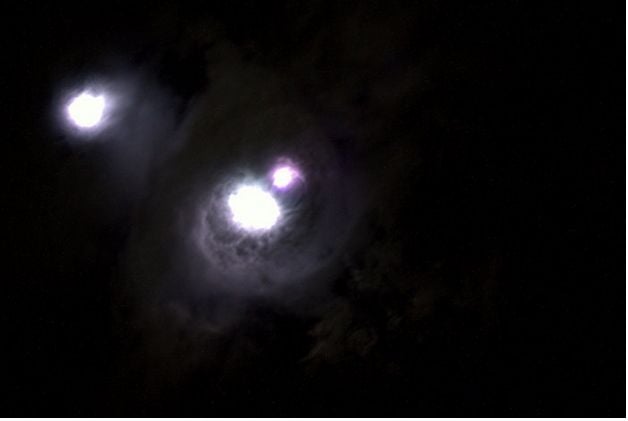 Descarga eléctrica desde la ISS Descarga eléctrica desde la ISS