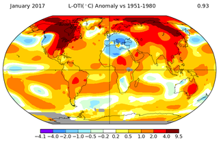 NOAA y NASA: enero 2017, el tercero más caluroso