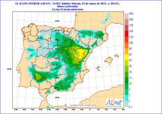Esta predicción de nevadas no es normal