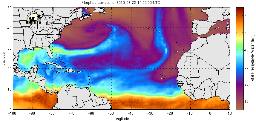 "Río" atmosférico húmedo directo a España