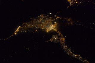 El Nilo desde la ISS