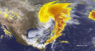 20º aniversario de la "tormenta del siglo" marzo 1993