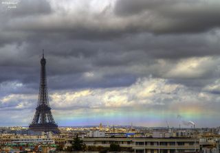 Un arcoiris de horizonte en París