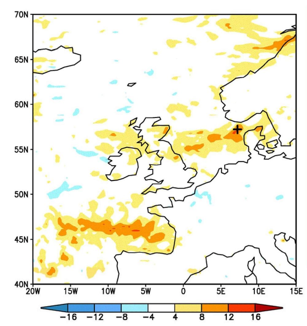Foto: Diferencias del viento modelado entre 2002-2006 y 2094-2098 en m/s para agosto-octubre. Fuente: Simple Climate Foto: Diferencias del viento modelado entre 2002-2006 y 2094-2098 en m/s para agosto-octubre. Fuente: Simple Climate