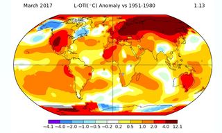 Marzo de 2017 el segundo más cálido según NOAA y NASA