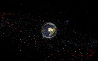 Escombros en el espacio