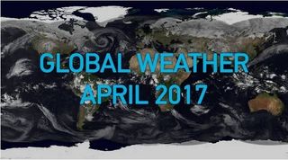 El tiempo en abril 2017 desde los satélites