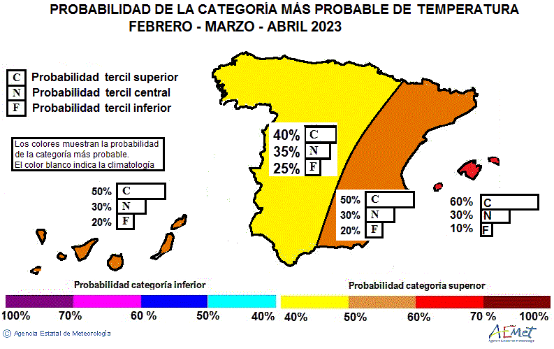 Mapa de anomalía de temperatura