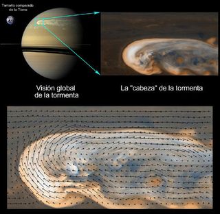 Desvelado el comportamiento de las tormentas gigantes de Saturno