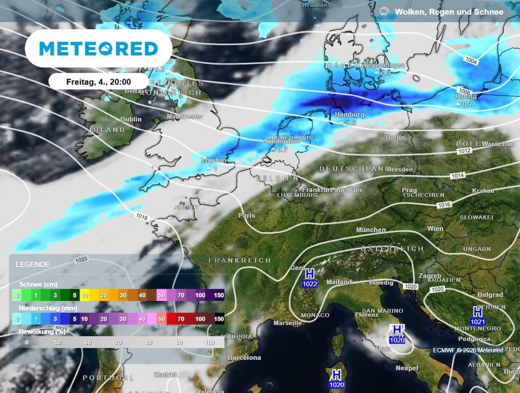 thomas, hoch, wetter Im Süden Deutschlands sorgt ein Hoch mit dem Namen Thomas für sonniges, trockenes und auch recht warmes Spätsommerwetter.