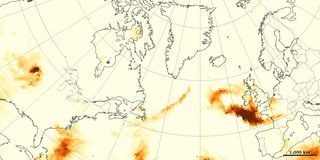 El humo de los incendios atraviesa el Atlántico