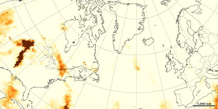 Imágenes tomada el 22 de junio de 2013. Fuente NASA