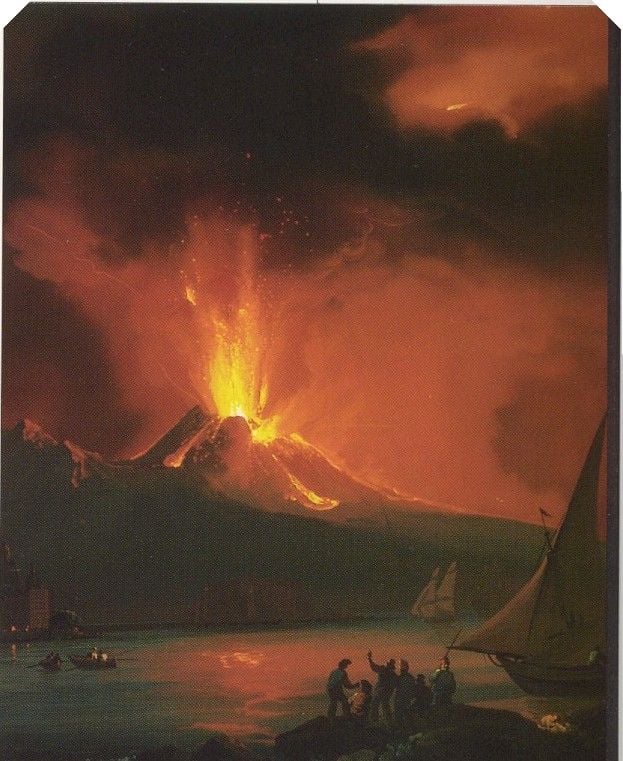 Erupción en 1822 del volcán Vesubio, el más célebre y devastador del mundo. Erupción en 1822 del volcán Vesubio, el más célebre y devastador del mundo.