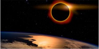 Algunos datos de superficie durante el eclipse total de 2017