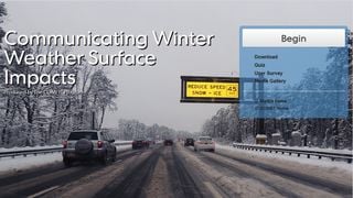 Comunicando los impactos del tiempo invernal en superficie