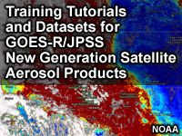 Tipos de productos satelitales disponibles para los aerosoles