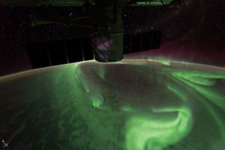 Luces del sur cerca de Australia