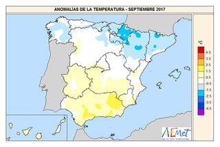Avance climático nacional septiembre de 2017