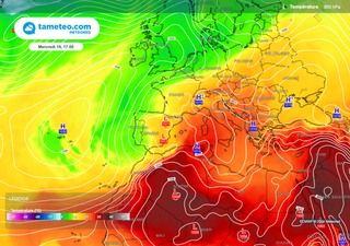 37°C en Corse, 15°C en Bretagne ! La chaleur va-t-elle finir par gagner le nord de la France la semaine prochaine ?