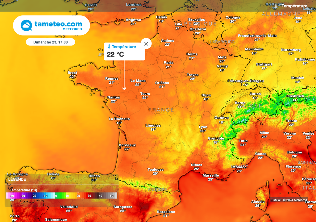 Remontée des températures à partir de dimanche. Remontée des températures à partir de dimanche.