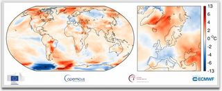 Septiembre de 2017: el segundo más cálido globalmente