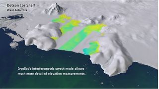 Detectados cañones bajo el hielo antártico