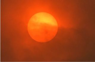 Huracán + polvo del desierto = cielos extraños