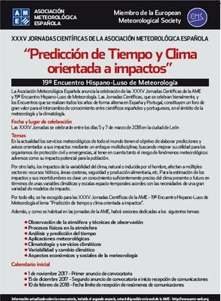 Convocadas las XXXV Jornadas de la AME