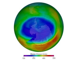 El agujero de ozono es el más pequeño desde 1988