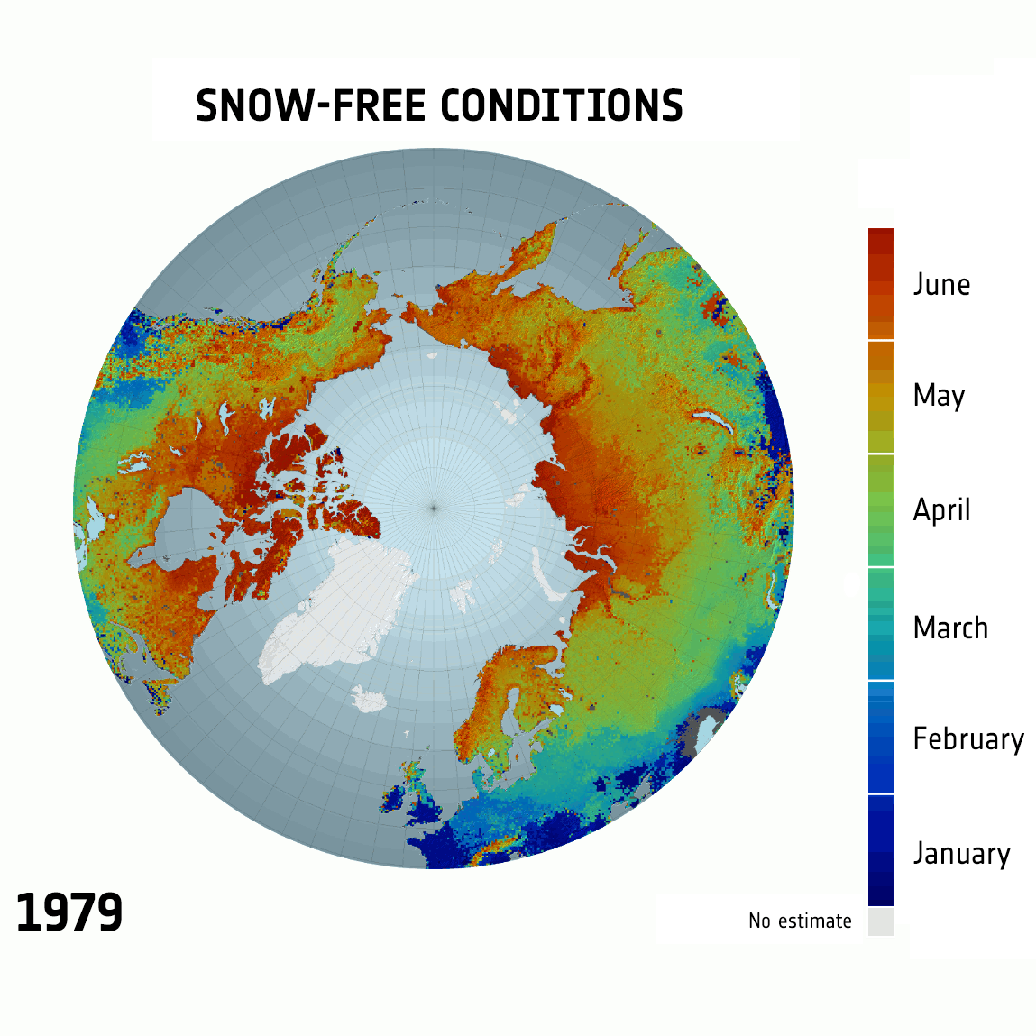 La nieve fundida contribuye a la absorción de dióxido de carbono