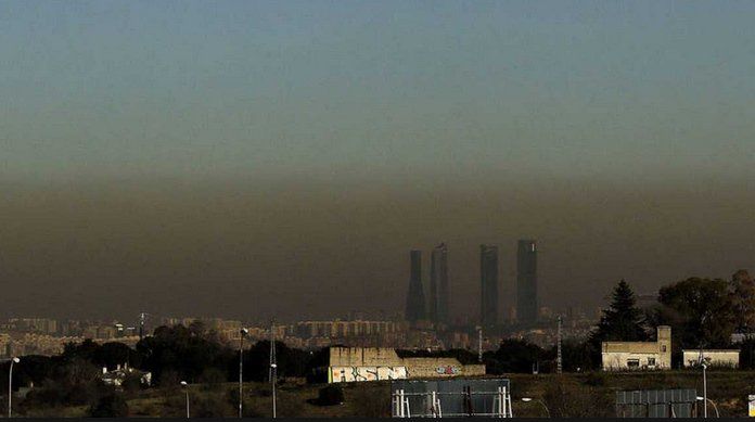 Imagen de la contaminación en Madrid