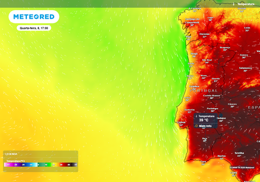 38 &ordm;C previstos em Castelo Branco, &Eacute;vora e Beja: saiba quais ser&atilde;o as horas de maior calor entre ter&ccedil;a e quarta-feira