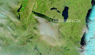 Nubes cavum desde Wisconsin