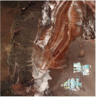 El salar de Atacama, Chile, visto por Sentinel-2