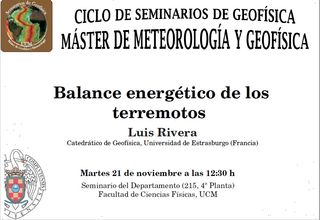 Balance Energético de los Terremotos