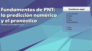 Fundamentos de PNT: la predicción numérica y el pronóstico