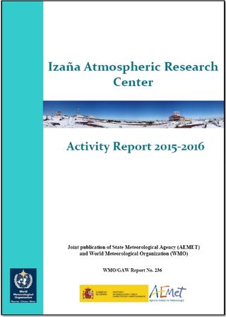 Informe de Actividades del Centro de Investigación Atmosférica de Izaña 2015-2016
