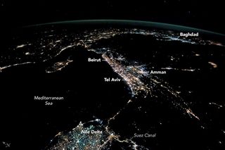 Luces nocturnas en el Levante